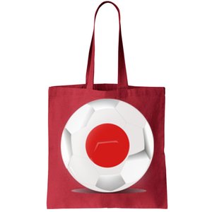 Soccer Ball Country Flag Japan Tote Bag