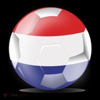 Soccer Ball Country Flag Netherlands Impact Tech Backpack