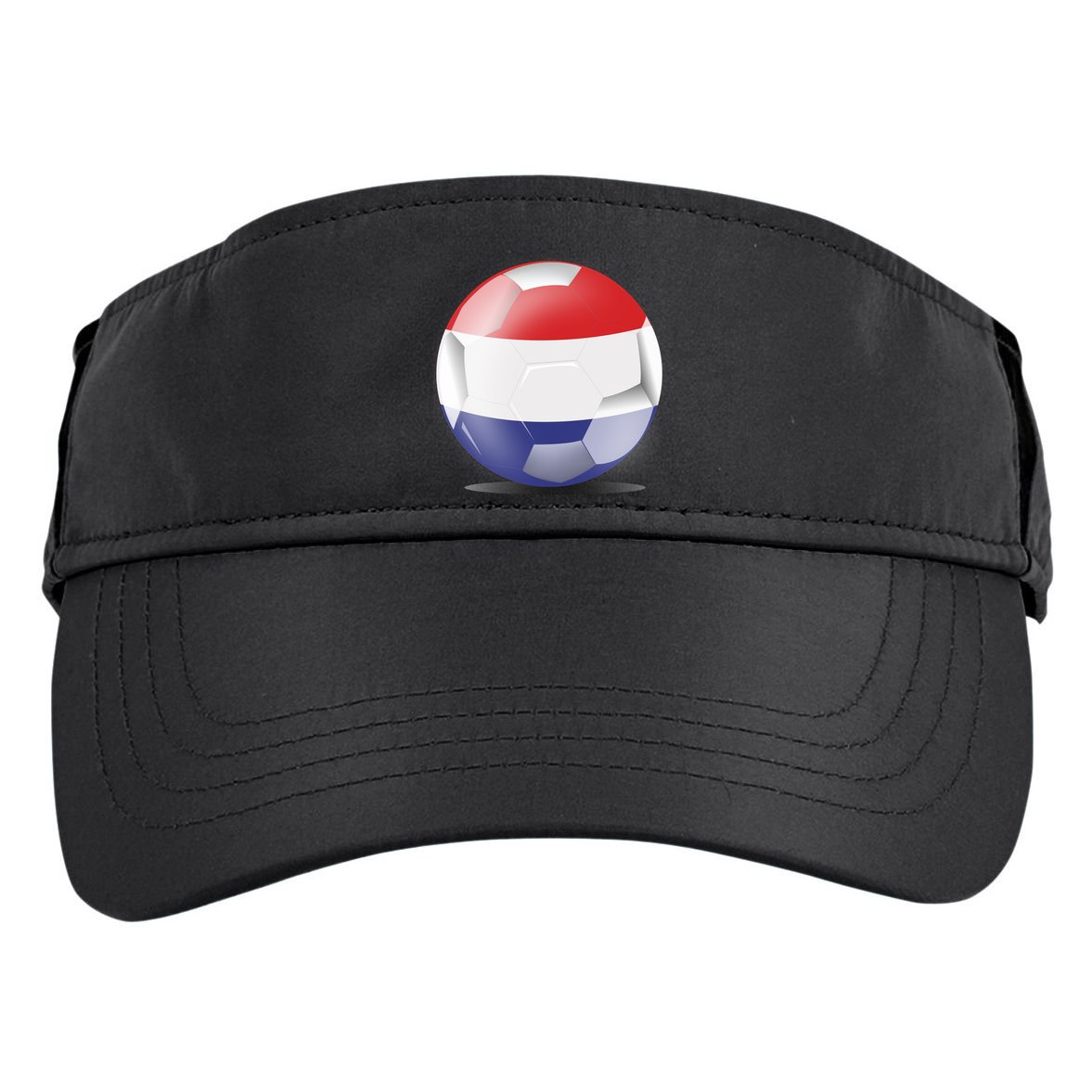 Soccer Ball Country Flag Netherlands Adult Drive Performance Visor