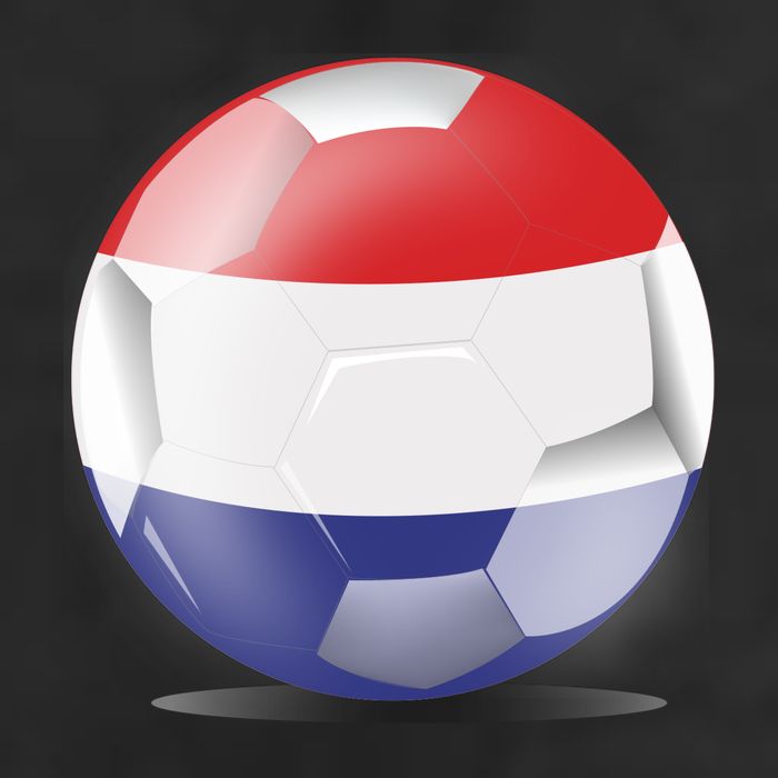 Soccer Ball Country Flag Netherlands Adult Drive Performance Visor