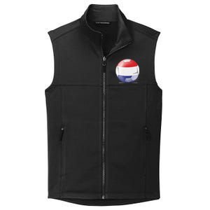 Soccer Ball Country Flag Netherlands Collective Smooth Fleece Vest