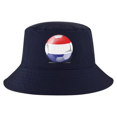 Soccer Ball Country Flag Netherlands Cool Comfort Performance Bucket Hat