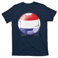 Soccer Ball Country Flag Netherlands T-Shirt