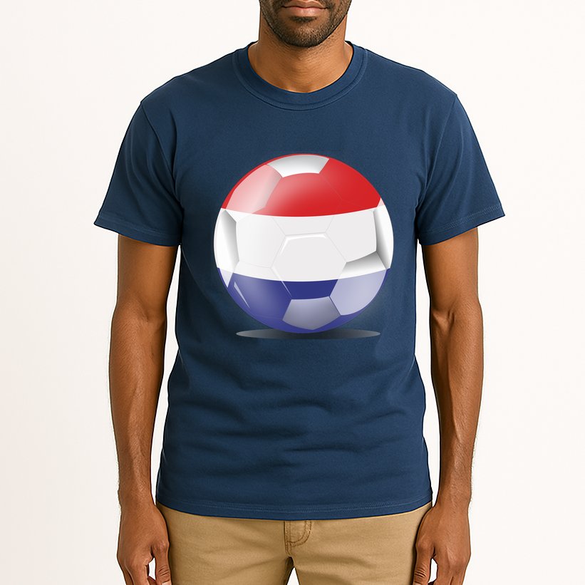 Soccer Ball Country Flag Netherlands Tall T-Shirt