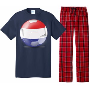 Soccer Ball Country Flag Netherlands Pajama Set