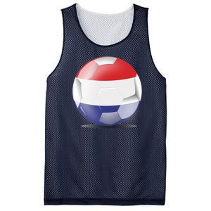 Soccer Ball Country Flag Netherlands Mesh Reversible Basketball Jersey Tank