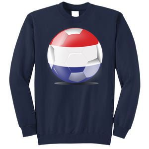 Soccer Ball Country Flag Netherlands Tall Sweatshirt