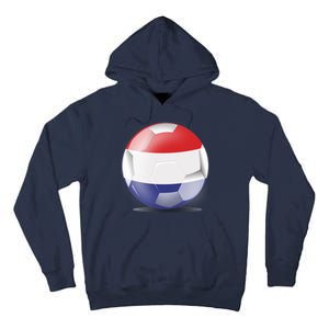 Soccer Ball Country Flag Netherlands Tall Hoodie