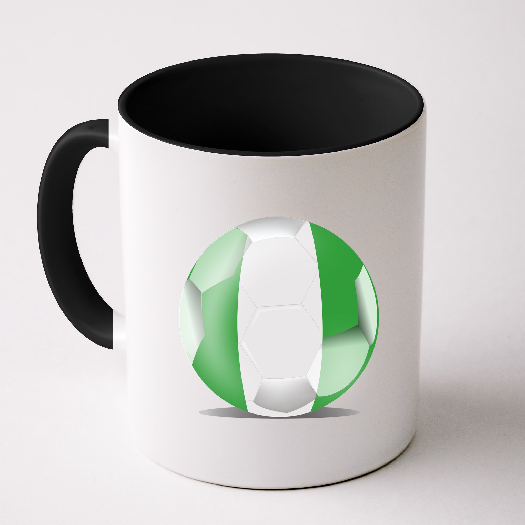 Soccer Ball Country Flag Nigeria Mug