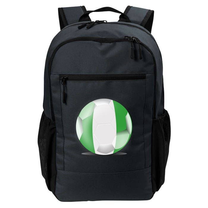 Soccer Ball Country Flag Nigeria Backpack