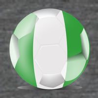 Soccer Ball Country Flag Nigeria Backpack