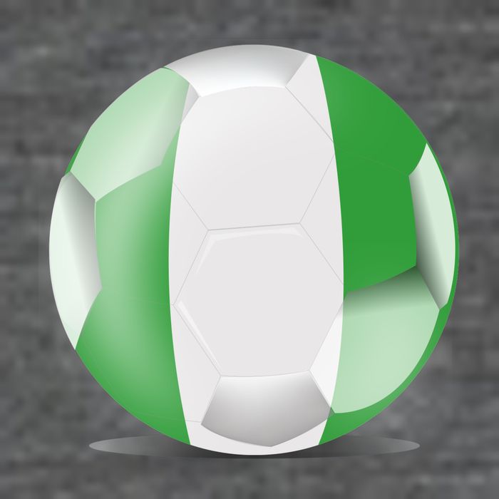 Soccer Ball Country Flag Nigeria Backpack