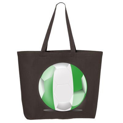 Soccer Ball Country Flag Nigeria 25L Jumbo Tote