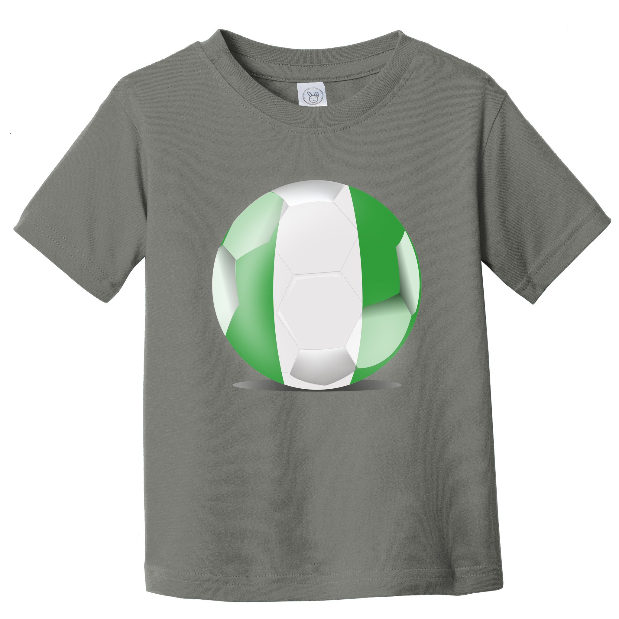 Soccer Ball Country Flag Nigeria Toddler T-Shirt