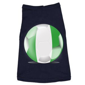 Soccer Ball Country Flag Nigeria Doggie Tank