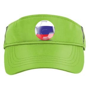 Soccer Ball Country Flag Russia Adult Drive Performance Visor