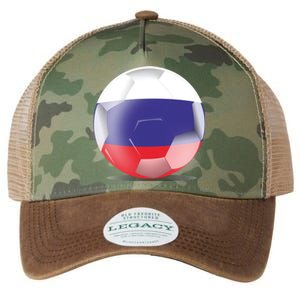 Soccer Ball Country Flag Russia Legacy Tie Dye Trucker Hat