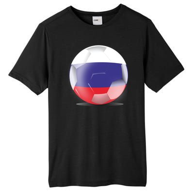 Soccer Ball Country Flag Russia Tall Fusion ChromaSoft Performance T-Shirt