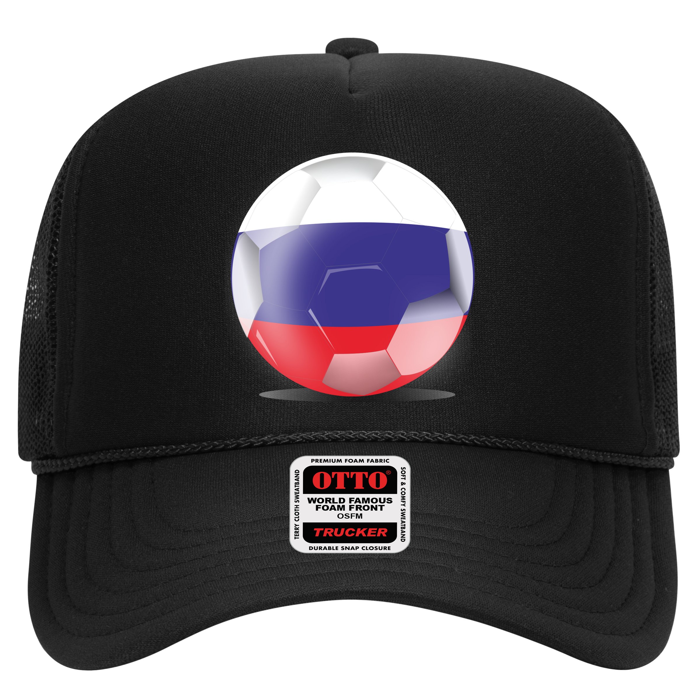 Soccer Ball Country Flag Russia Hat