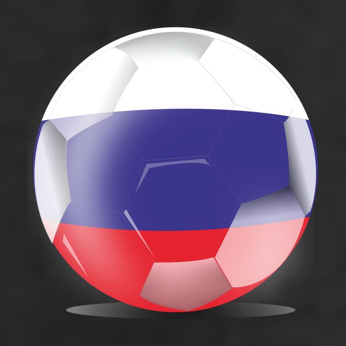 Soccer Ball Country Flag Russia Hat