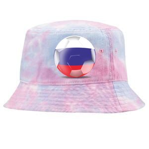 Soccer Ball Country Flag Russia Tie-Dyed Bucket Hat