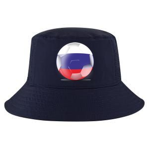 Soccer Ball Country Flag Russia Cool Comfort Performance Bucket Hat