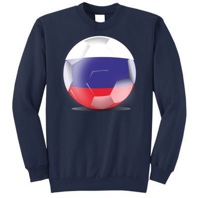 Soccer Ball Country Flag Russia Sweatshirt