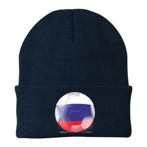 Soccer Ball Country Flag Russia Knit Cap Winter Beanie