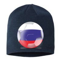 Soccer Ball Country Flag Russia Sustainable Beanie