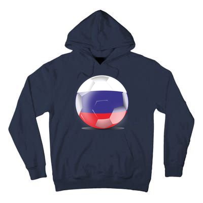 Soccer Ball Country Flag Russia Tall Hoodie