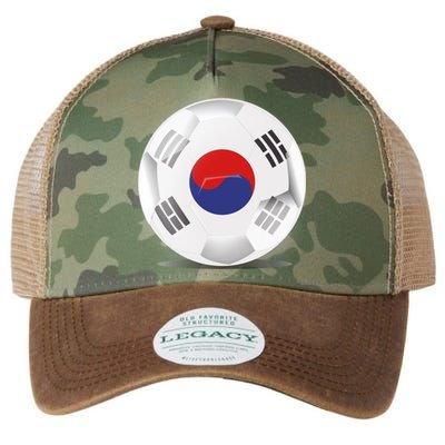 Soccer Ball Country Flag South Korea Legacy Tie Dye Trucker Hat