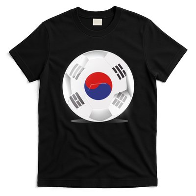 Soccer Ball Country Flag South Korea T-Shirt