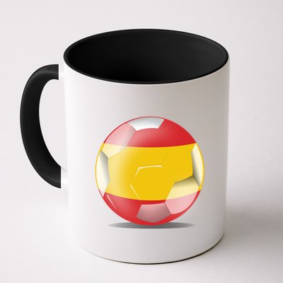 Soccer Ball Country Flag Spain Mug