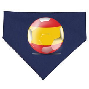 Soccer Ball Country Flag Spain USA-Made Doggie Bandana