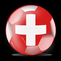 Soccer Ball Country Flag Switzerland Impact Tech Backpack