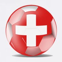 Soccer Ball Country Flag Switzerland 11oz C Handle Ceramic Mug