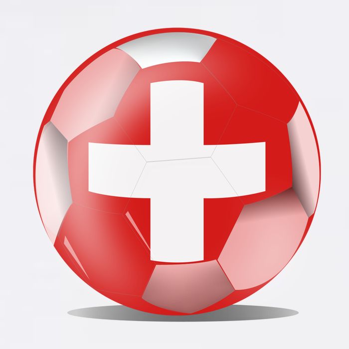 Soccer Ball Country Flag Switzerland 11oz C Handle Ceramic Mug