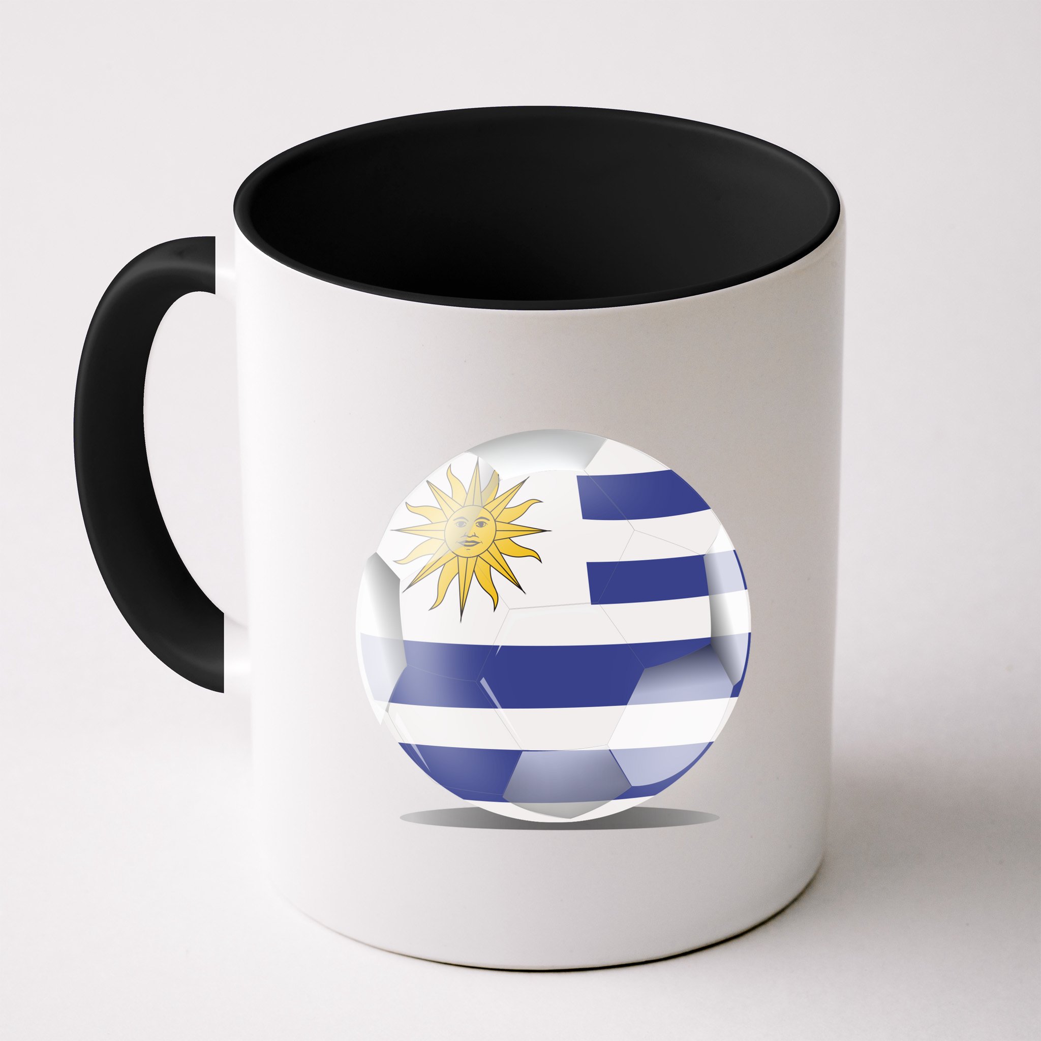Soccer Ball Country Flag Uruguay Mug