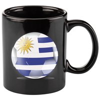 Soccer Ball Country Flag Uruguay 11oz C Handle Ceramic Mug