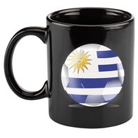 Soccer Ball Country Flag Uruguay 11oz C Handle Ceramic Mug