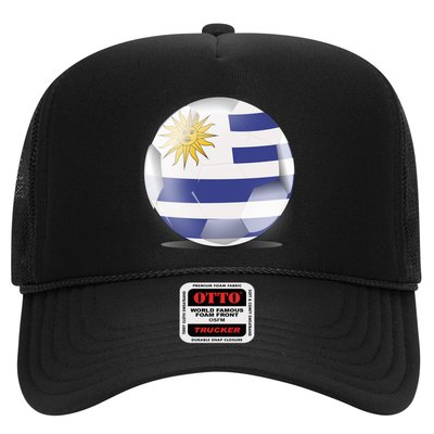 Soccer Ball Country Flag Uruguay Trucker Hat