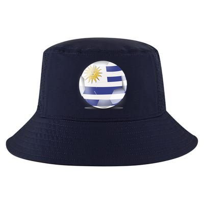Soccer Ball Country Flag Uruguay Cool Comfort Performance Bucket Hat