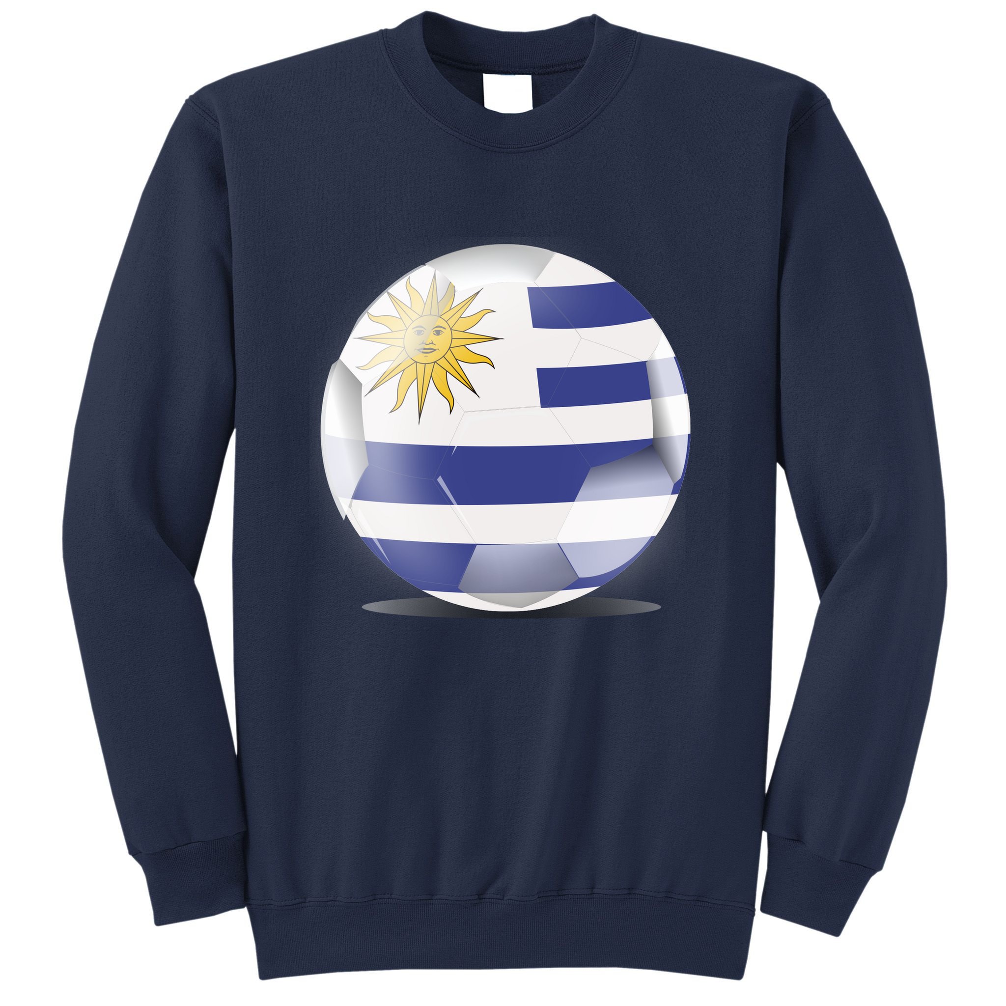 Soccer Ball Country Flag Uruguay Sweatshirt