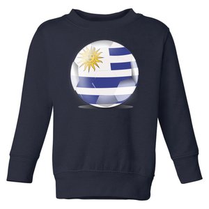 Soccer Ball Country Flag Uruguay Toddler Sweatshirt