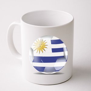 Soccer Ball Country Flag Uruguay Coffee Mug