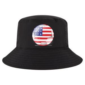 Soccer Ball Country Flag USA Cool Comfort Performance Bucket Hat