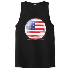 Soccer Ball Country Flag USA PosiCharge Competitor Tank