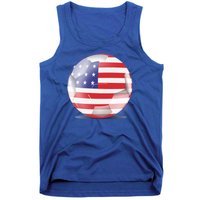 Soccer Ball Country Flag USA Tank Top