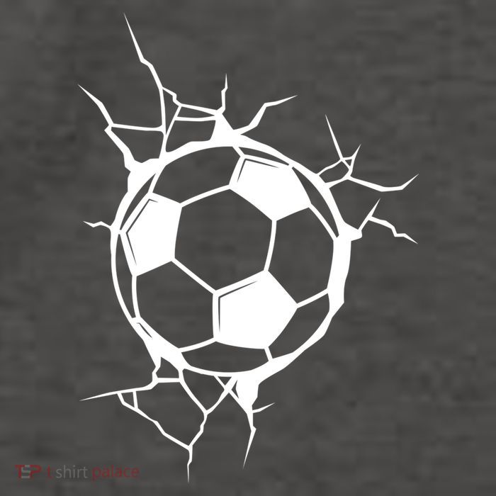 Soccer Ball Crashing Into Wall Vector Backpack