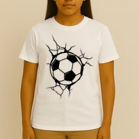 Soccer Ball Crashing Into Wall T-Shirt